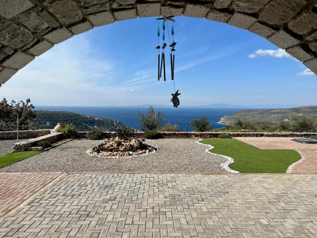 Sunset View Stone House, Areopoli Mani Villa Bagian luar foto